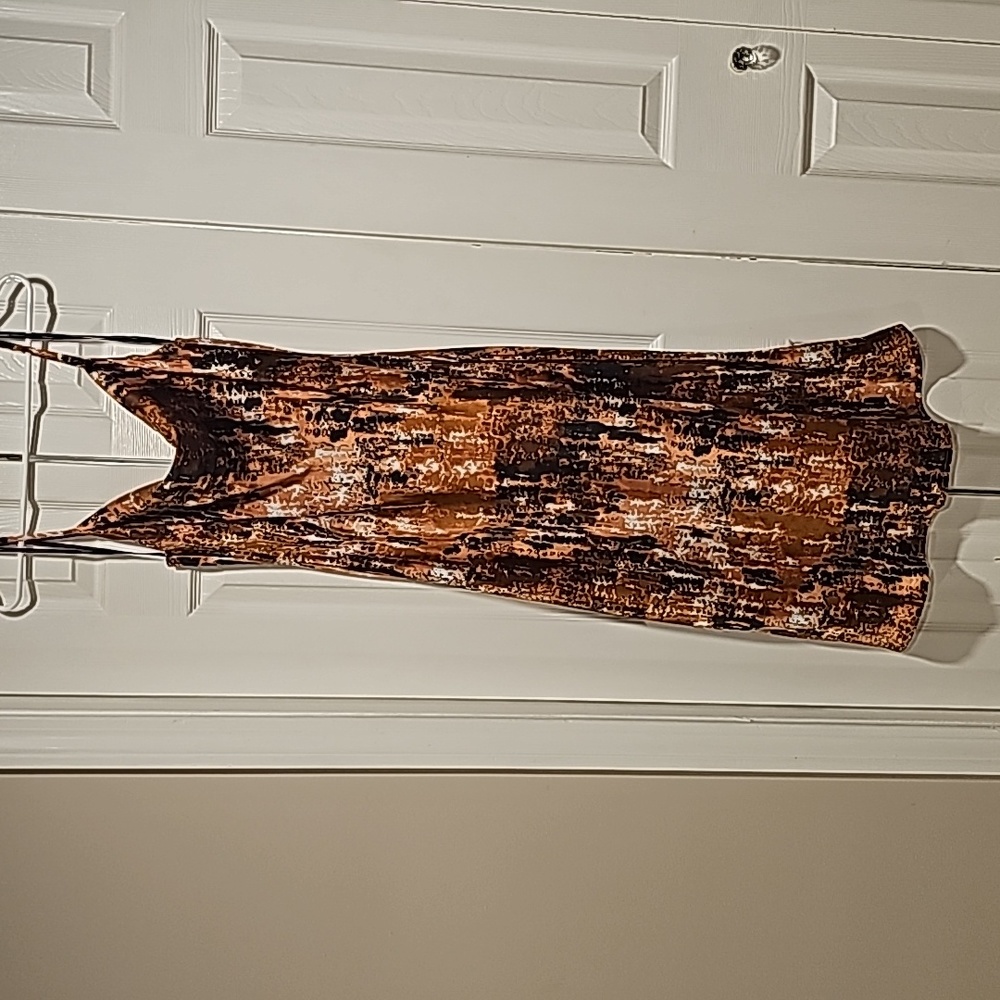 Multicolored Slip Dress